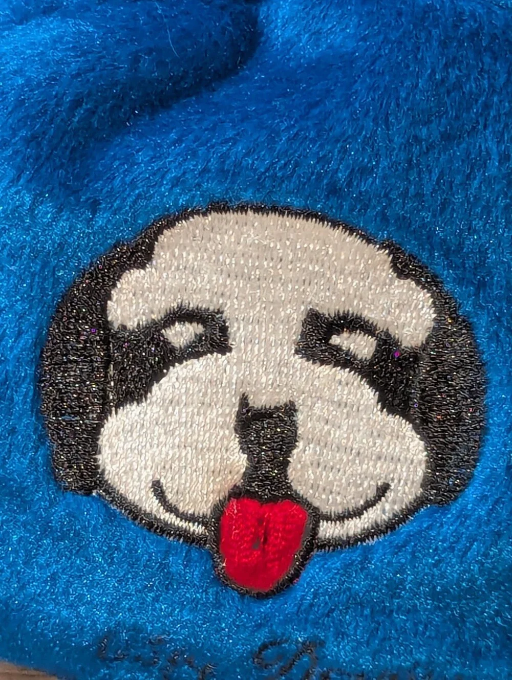 Big Dogs Plush Mascot Key Ring Coin Purse Pouch NWT Blue Vintage